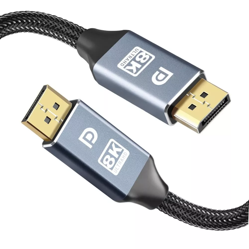 দস্তা খাদ শেল DP2.1 পুরুষ থেকে DP পুরুষ তারের